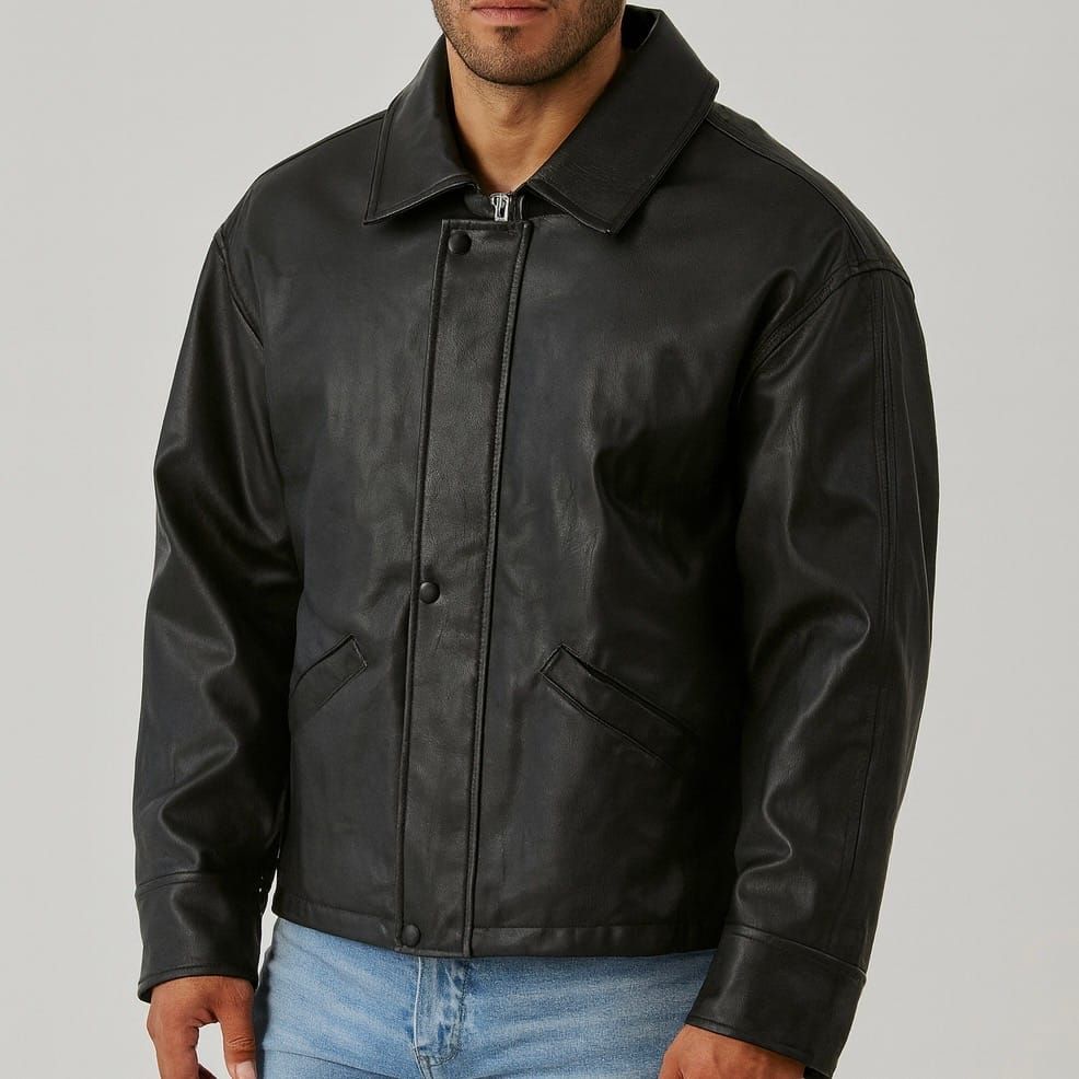 Urban Midnight Leather Jacket gallery.thumbnail 1