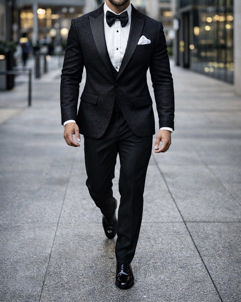 BLACK LUXE SPARKLE TUXEDO SET – PREMIUM EDITION 1