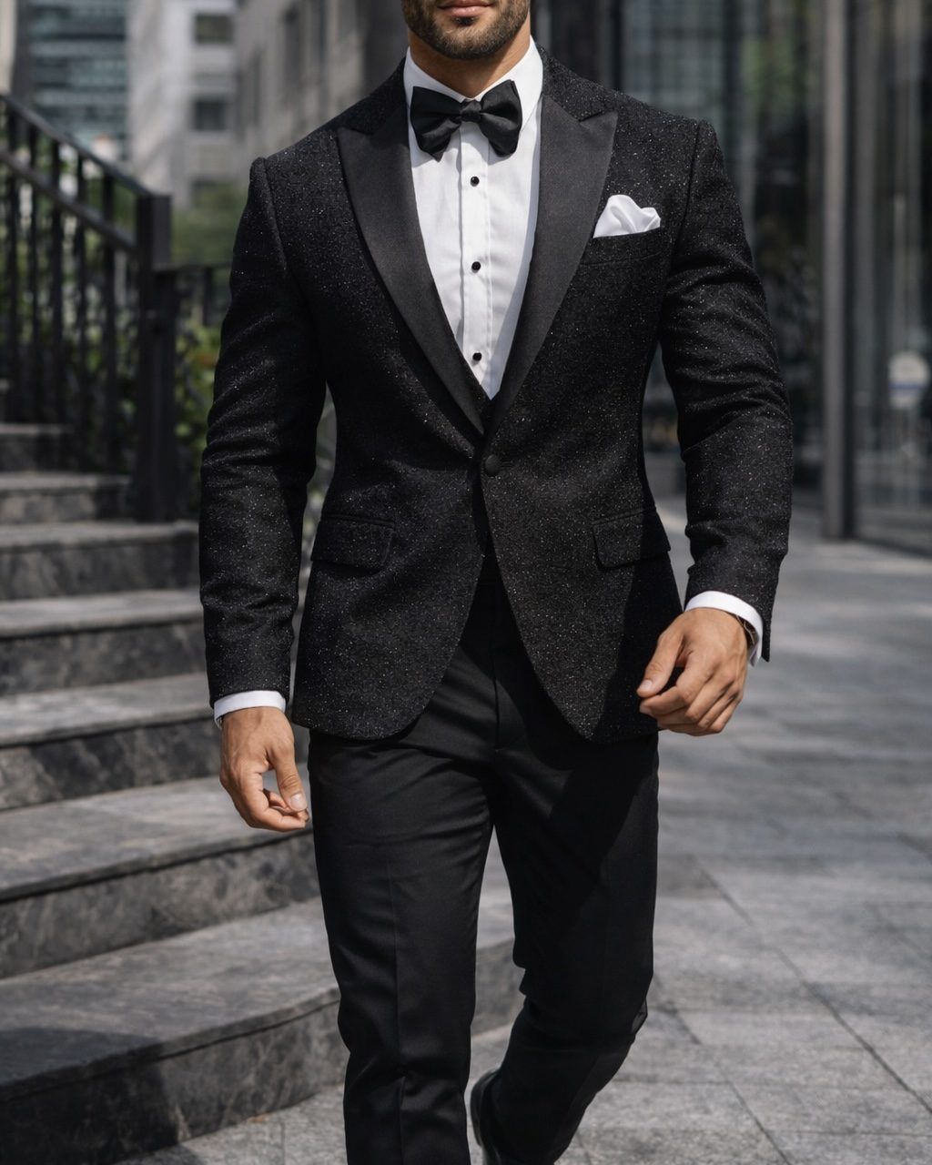 BLACK LUXE SPARKLE TUXEDO SET – PREMIUM EDITION gallery.thumbnail 2
