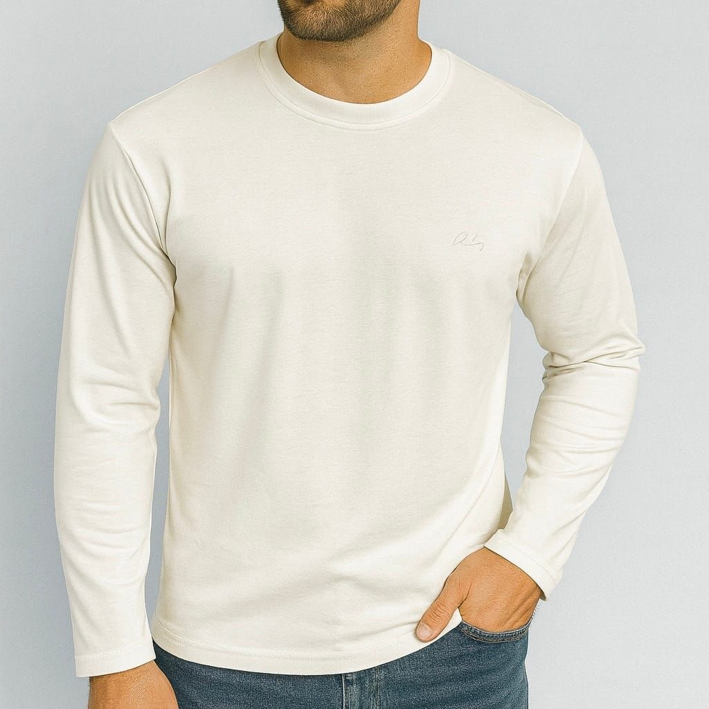 Off-White Long Sleeve Tee gallery.thumbnail 1