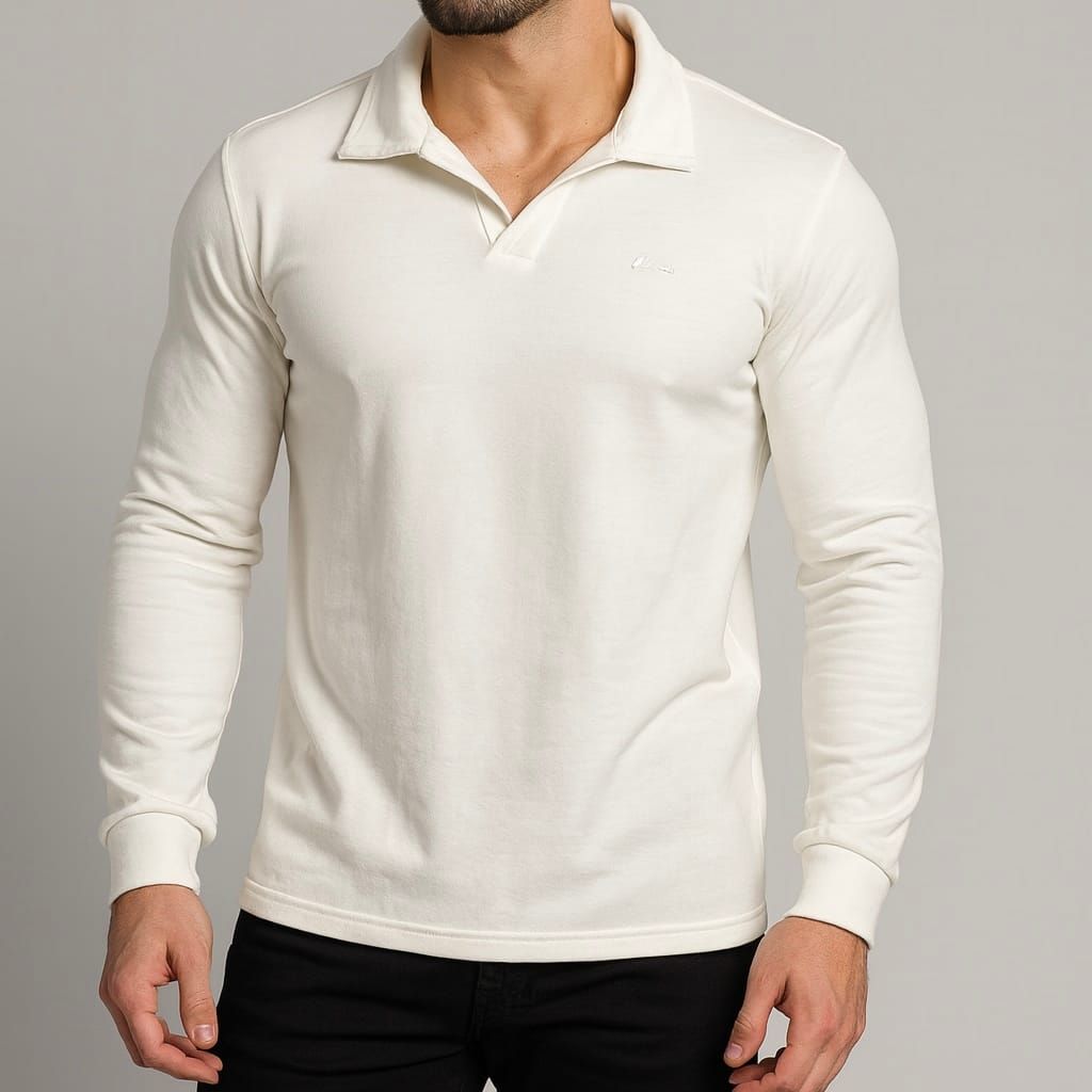 Off-White Long Sleeve Polo gallery.thumbnail 1