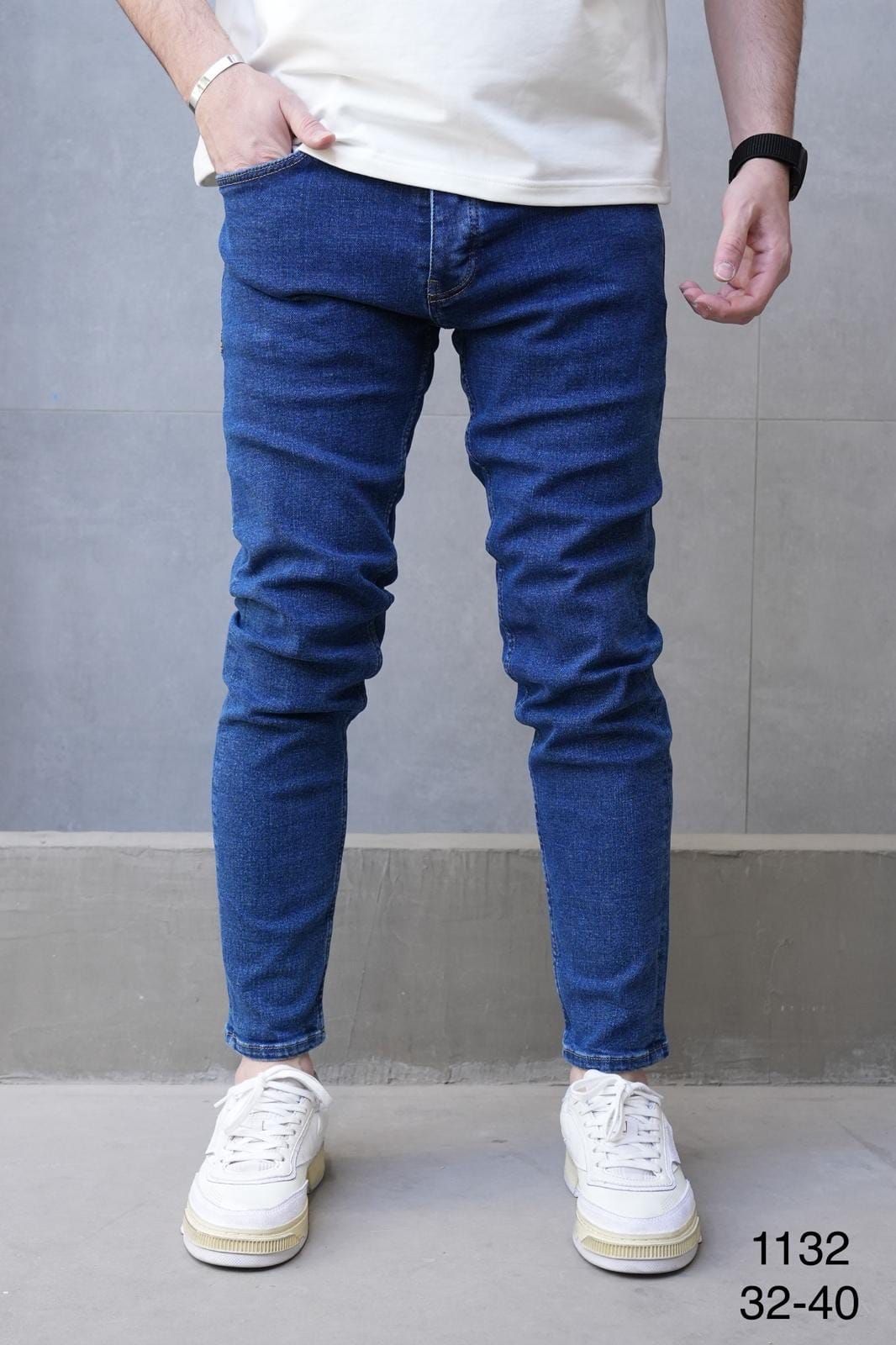 Deep Blue Slim Jeans gallery.thumbnail 1