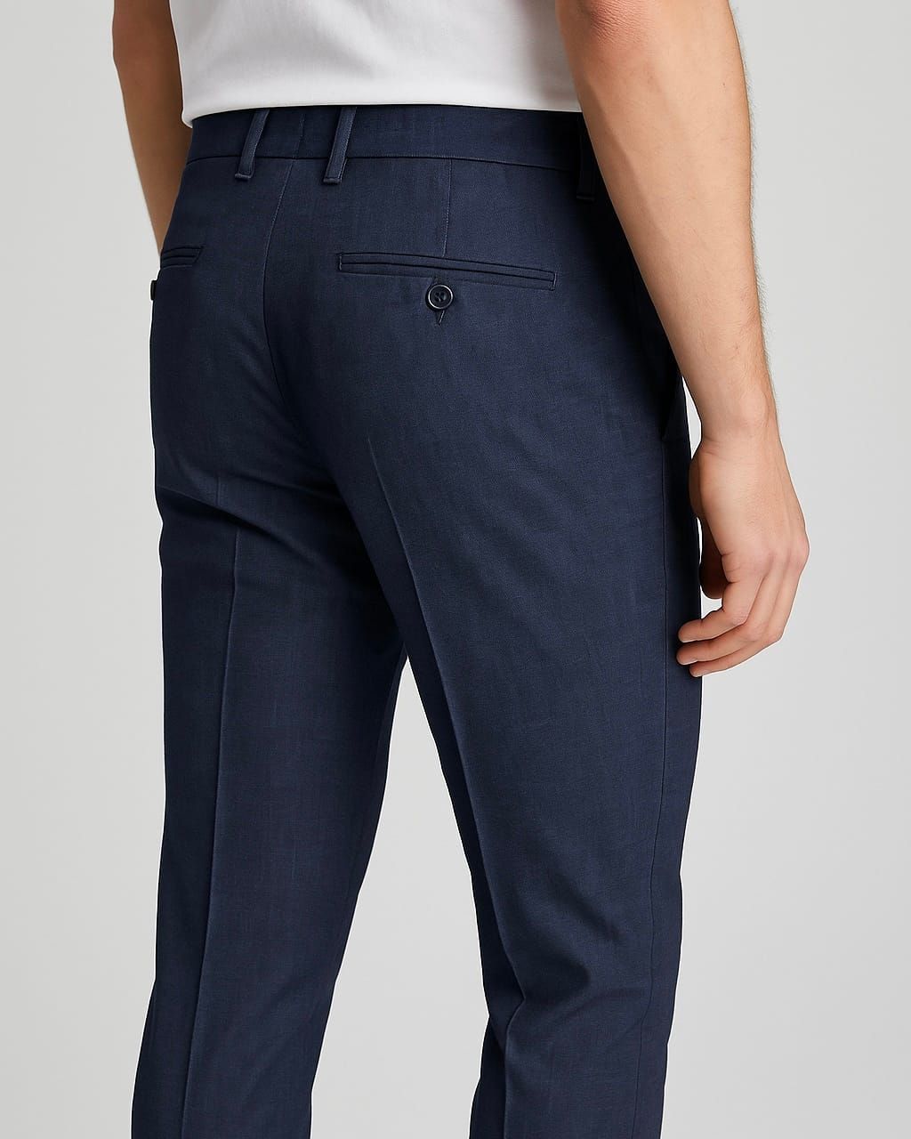 Navy Slim Fit Pants gallery.thumbnail 3