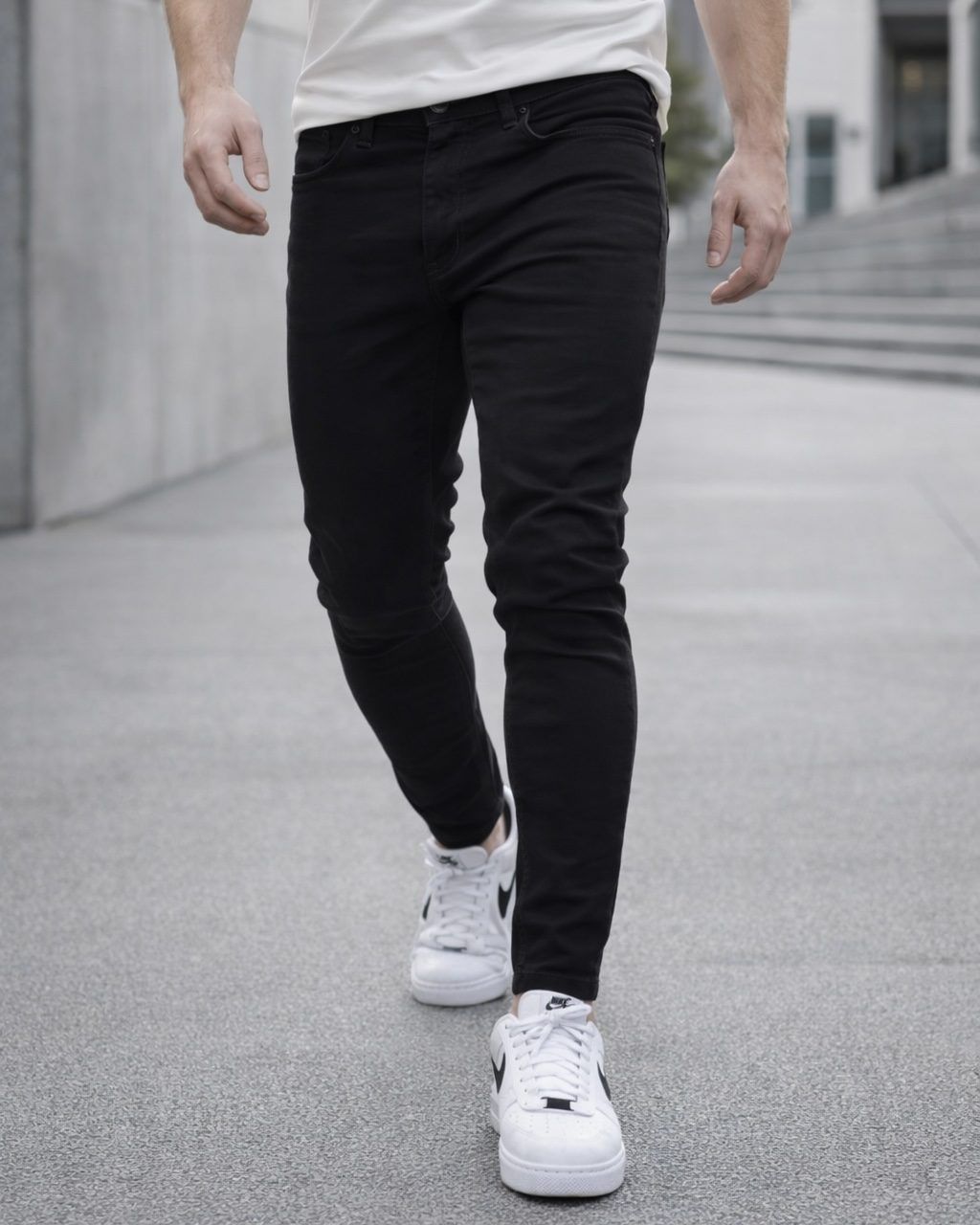 Premium Black Skinny Jeans gallery.thumbnail 3