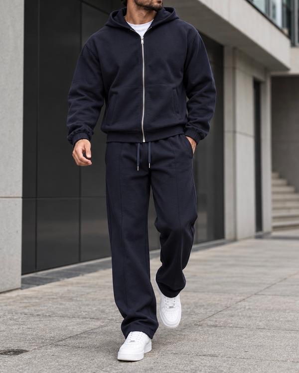 Essential Zip Hoodie Tracksuit Set