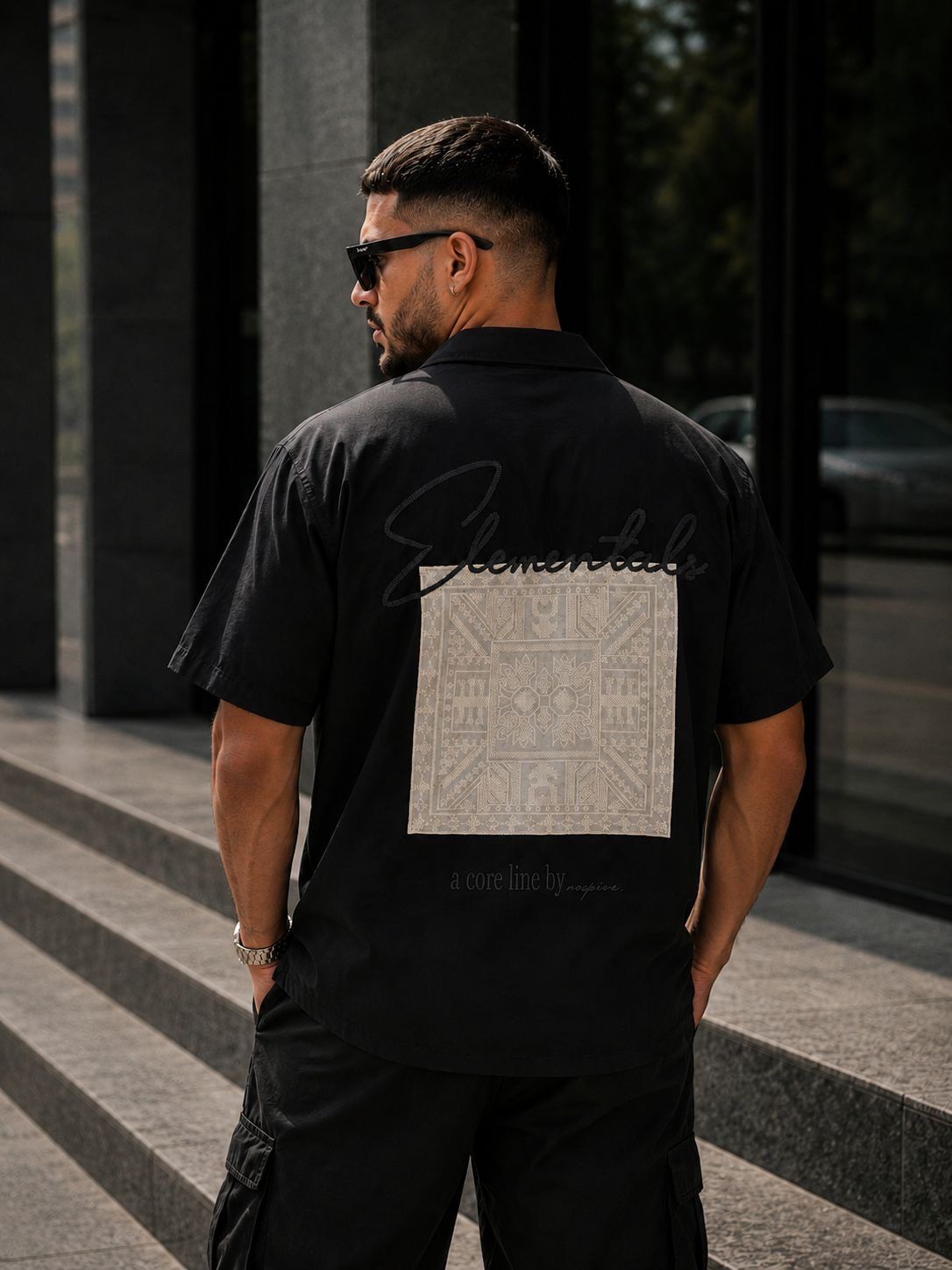 Elementals Short Sleeve Shirt – Black gallery.thumbnail 2