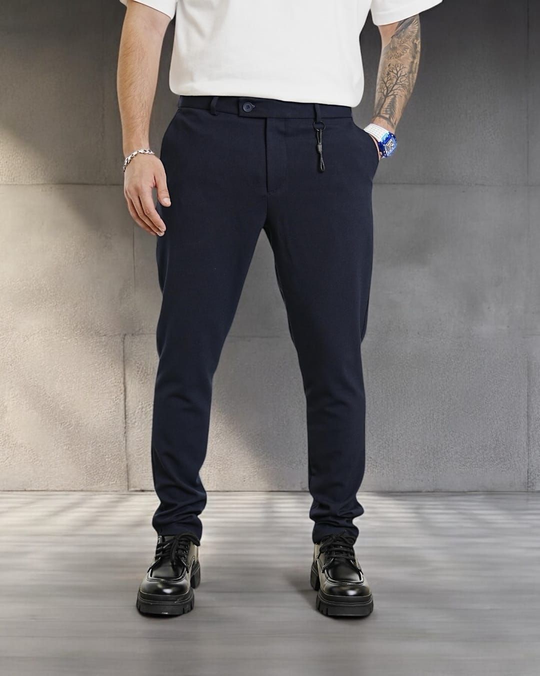 Dark Navy Smart Pants gallery.thumbnail 1