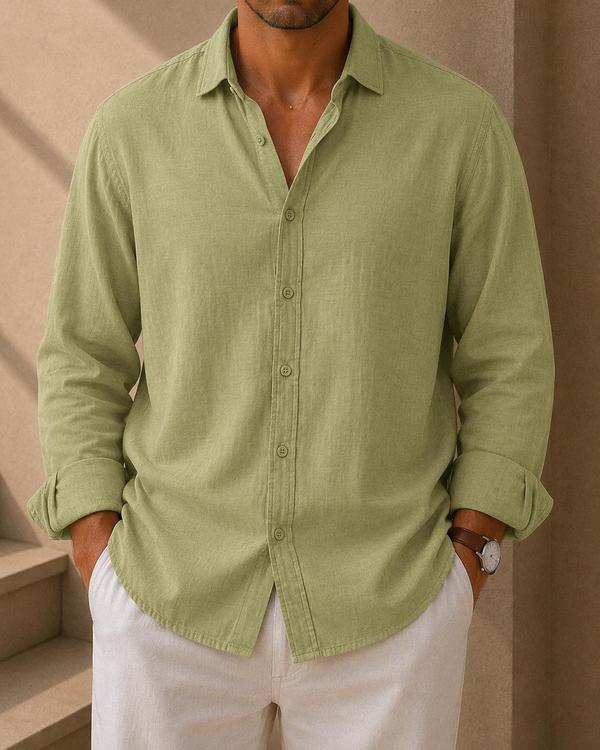 Olive Green Casual Shirt