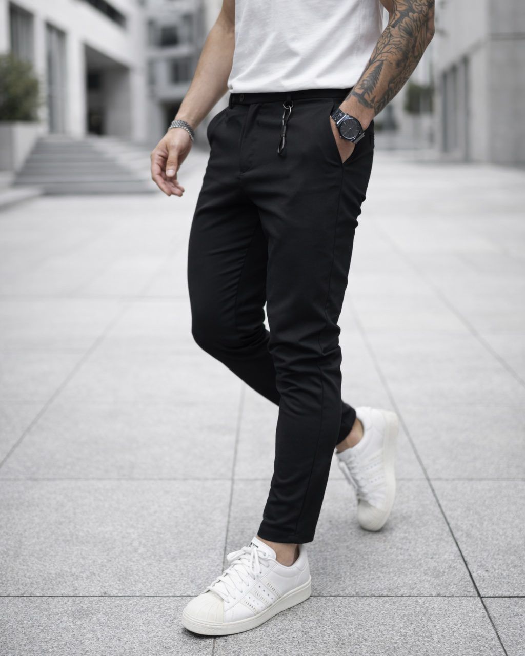 Black Slim Fit Pants gallery.thumbnail 3
